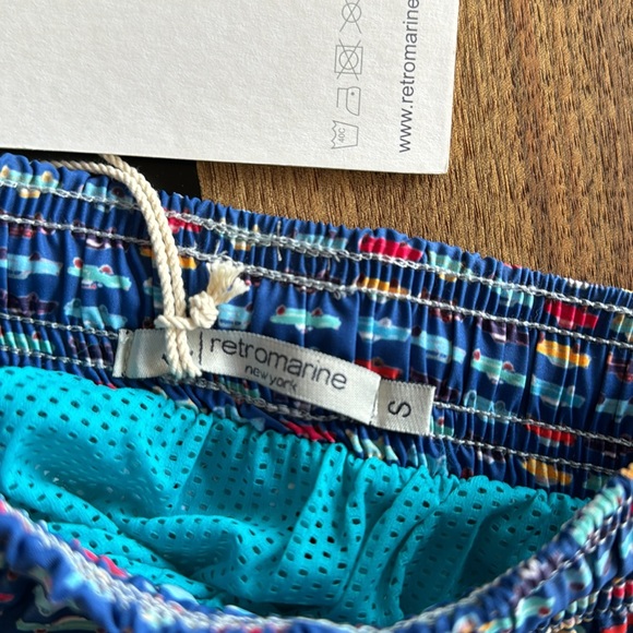 COPY - NWT Retromarine NYC boys toddler / infant swim trunks, size Small - Picture 6 of 6